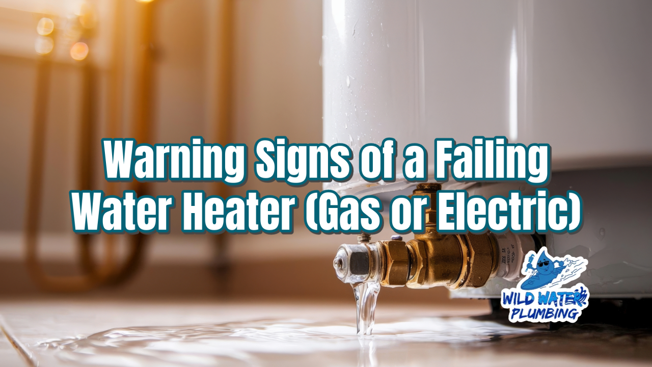 water heater failure signs, no hot water, water heater leaking, rusty water from tap, strange noises water heater, water heater repair Jacksonville NC, hot water runs out fast, tank vs tankless water heater, best water heater for home, gas water heater problems, electric water heater not heating, tankless water heater benefits, water heater replacement cost, sediment in water heater, Wild Water Plumbing, water heater upgrade, energy efficient water heater, plumbing repair Onslow County, tankless vs traditional water heater, water heater installation NC