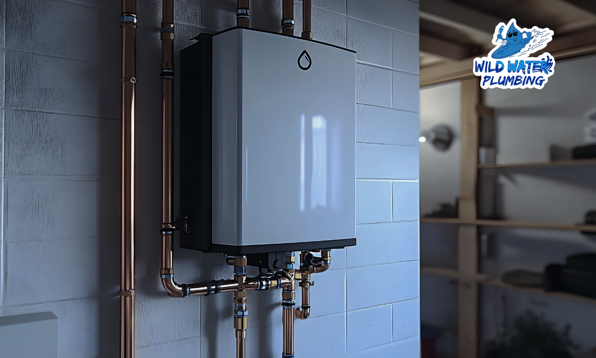 noisy tankless water heater Jacksonville NC, water heater knocking sound, water heater fix Jacksonville, tankless plumbing issues NC