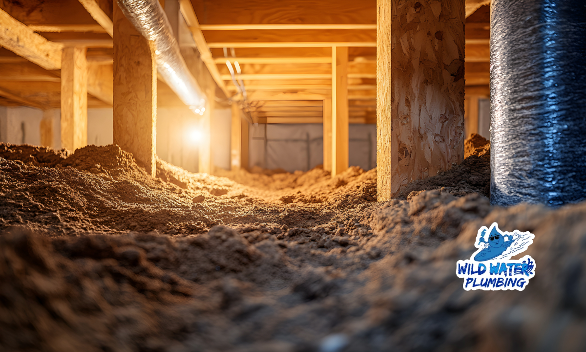 crawl space leak Maple Hill NC, leak detection Maple Hill NC, high water bill Maple Hill rental, hidden pipe leak Maple Hill NC, crawl space plumbing repair NC, emergency plumber Maple Hill NC, Wild Water Plumbing Maple Hill, vacation rental leak detection NC, water leak under house Maple Hill