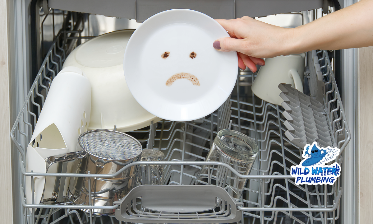 dishwasher water damage Maysville, appliance flood repair NC, musty smell under sink Maysville, warped kitchen cabinets Maysville, stainless steel dishwasher hose install, water leak under dishwasher, plumber near Maysville NC