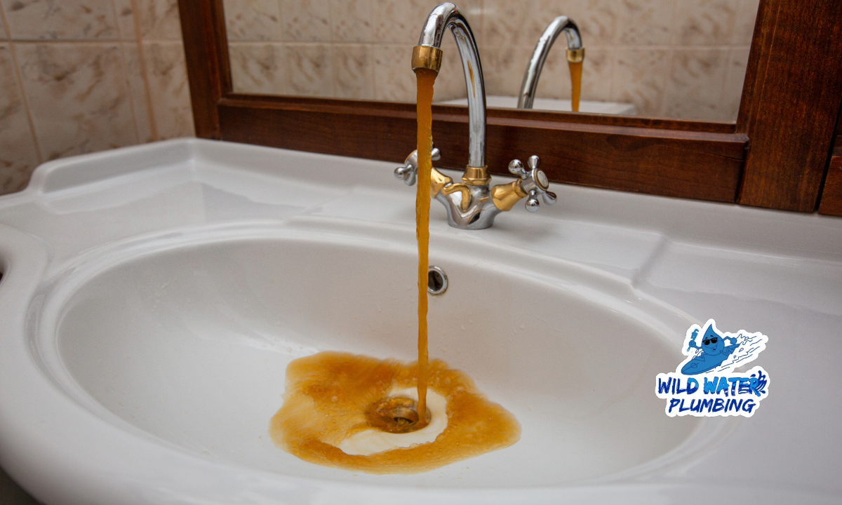 rusty water Burgaw NC rental, brown tap water Burgaw, discolored water repair Burgaw NC, water heater corrosion Burgaw, galvanized pipe replacement Burgaw, plumbing for vacation rental Burgaw, Wild Water Plumbing Burgaw NC, clear water plumbing Burgaw, fix orange water Airbnb NC