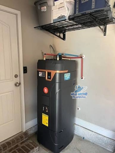 55 gal. Tall 4.5kW 2-Element On-Demand Electric Water Heater tank water heater upgrade Jacksonville NC, water heater service Richlands NC, plumber near Jacksonville NC