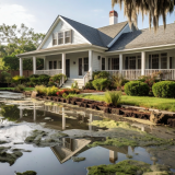 mold from wet crawlspace NC, mildew smell after rain house, indoor air quality drainage issues, crawlspace moisture mold coastal NC, mold growth under house after flooding, standing water crawlspace NC, mold in vents from wet crawlspace, basement mildew water intrusion NC, poor drainage mold problems, crawlspace humidity mold growth, yard flooding indoor air quality, French drain crawlspace moisture control