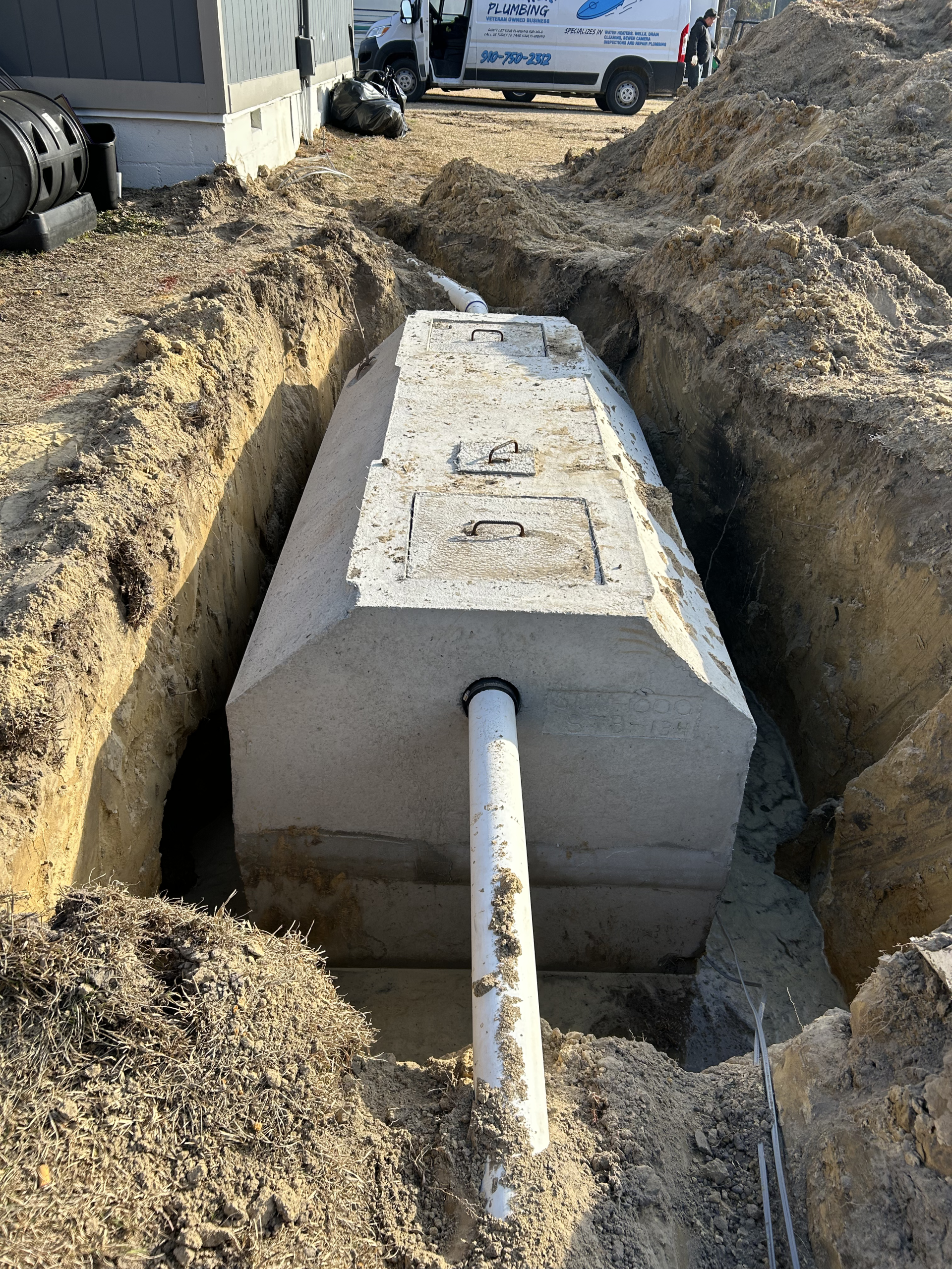 septic tank installation Hampstead, NC