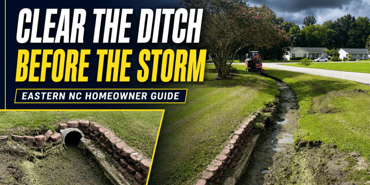 Drainage Ditch Cleaning in Eastern North Carolina: The Complete Homeowner Guide